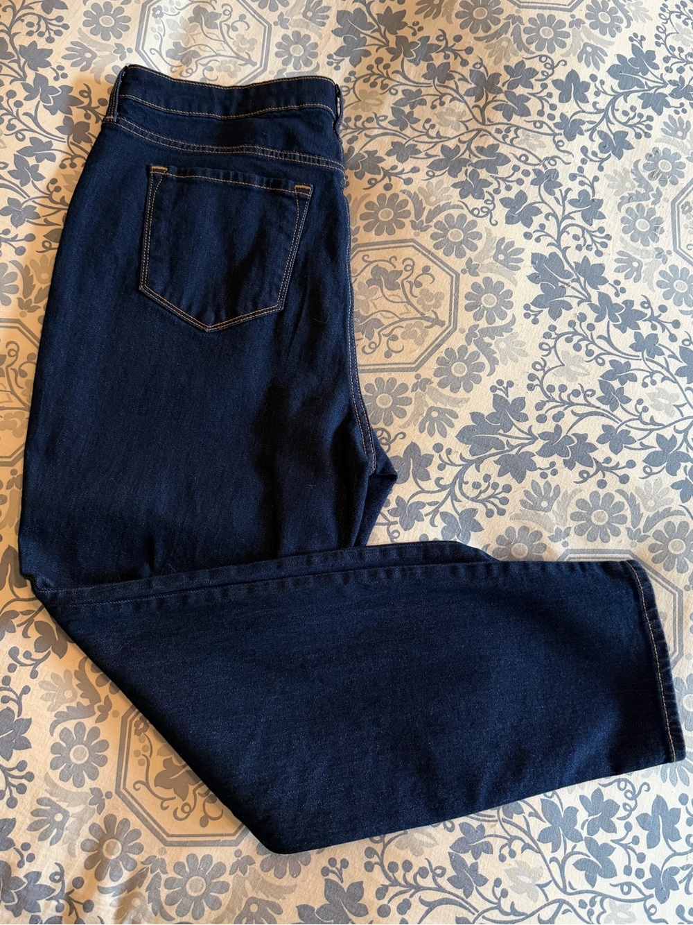 Old Navy Dark Wash High Rise Straight Jeans